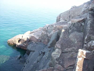 Jumping at Little Presque Isle, Marquette Marquette MI