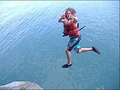 Summersville Lake Cliff Diving in West Virginia
