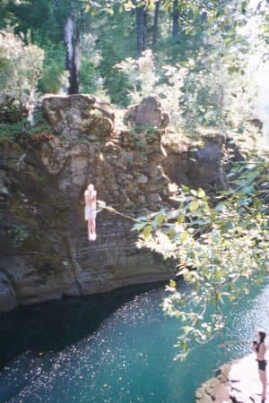 Jumping at Sundial Rock &amp; The Narrows Molalla OR