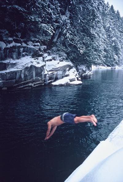 Jumping at Skykomish River Skykomish WA