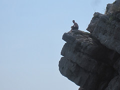 cliff jumping