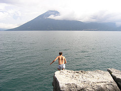 cliff jumping