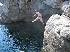 cliff jump