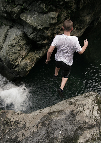 cliff jump