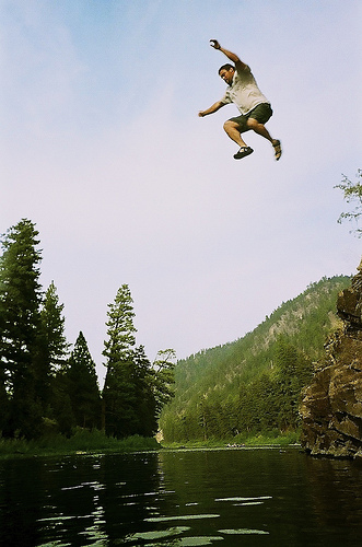 cliff jump