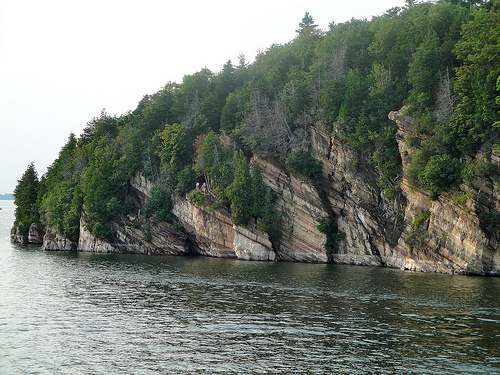 cliff diving