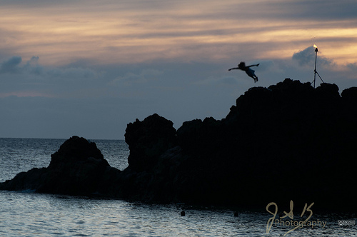 cliff jump