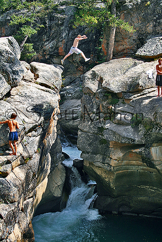 cliff jump