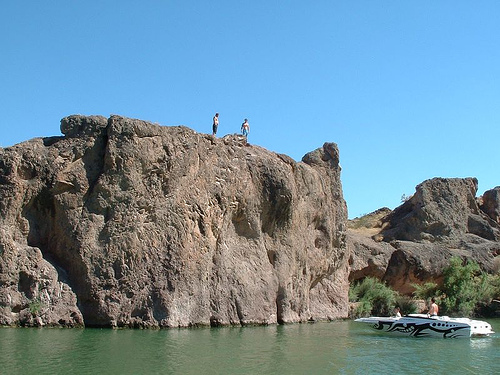 cliff jump