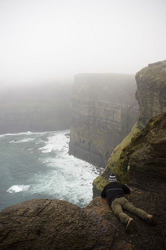 cliff diving