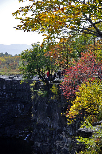 cliff diving