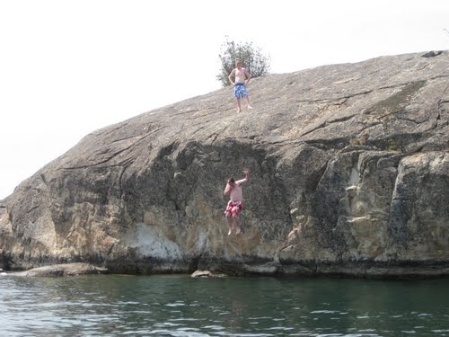 Banks Lake Cliff Diving in Washington
