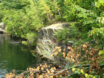 Concord Cliff Diving in New Hampshire