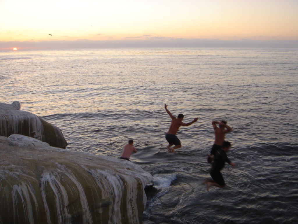 Dead Mans Cliff Cliff Diving in California