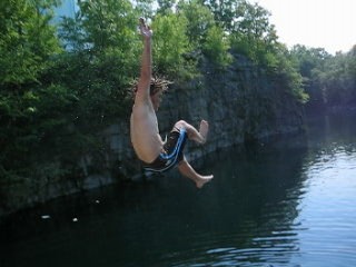 East Lyme Cliff Diving in Connecticut