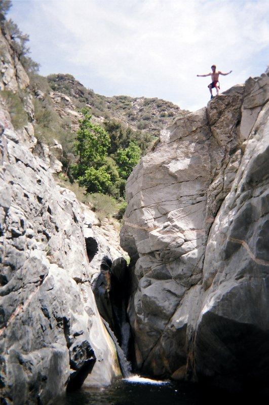 Monkey Canyon Cliff Diving in California