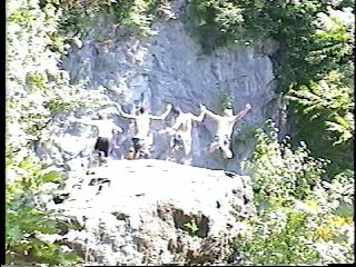 Monkey Nuts Cliff Diving in New York