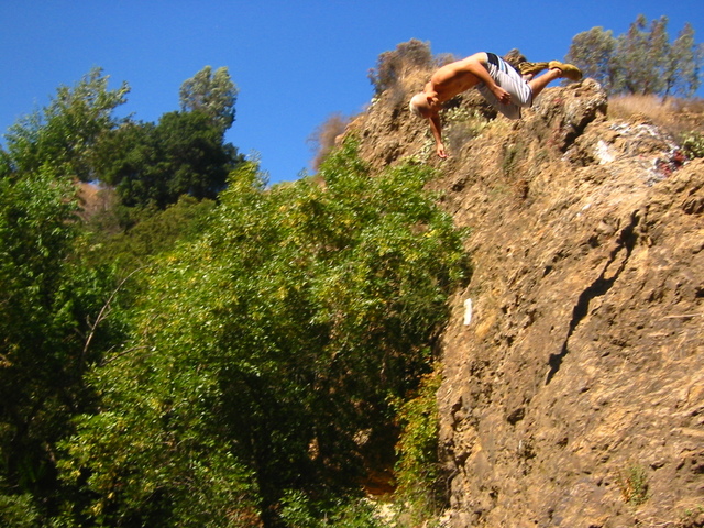 San Dimas Cliff Diving in California